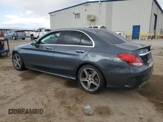 2015 Mercedes-Benz C 300 with VIN 55SWF4JB8FU086246, listed as a Copart auction lot 55706575 with Not Provided miles and Salvage Title. Bid and sale history available at DreamBid. Image 2.