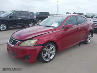 2011 Lexus IS 250 with VIN JTHCF5C23B5047162, listed as a IAAI auction lot 41938570 with 197,482 mi miles. Bid and sale history available at carsss.com. Image 2.