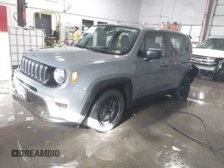 2020 Jeep Renegade Sport with VIN ZACNJAAB8LPL19375, listed as a IAAI auction lot 41233560 with 17,248 mi miles and . Bid and sale history available at carsss.com. Image 17.
