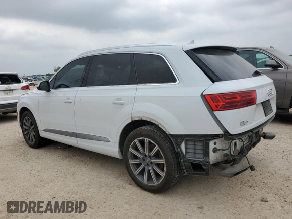 2018 Audi Q7 Premium Plus с VIN WA1LHAF73JD014107, выставлен на аукционе Copart как лот 51300515 с пробегом 104 779 миль миль и Списание • Salvage title. История ставок и продаж доступна на DreamBid. Изображение 2.