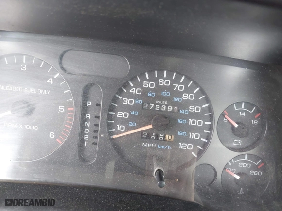 1995 Dodge Ram 1500 with VIN 1B7HC16Y5SS133227, listed as a IAAI auction lot 41853447 with 272,391 mi miles. Bid and sale history available at carsss.com. Image 7.