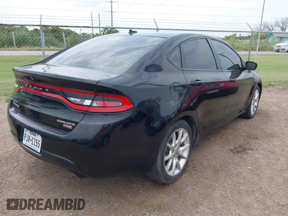 2013 Dodge Dart SXT with VIN 1C3CDFBH7DD149208, listed as a IAAI auction lot 42103852 with 1 mi miles. Bid and sale history available at carsss.com. Image 4.