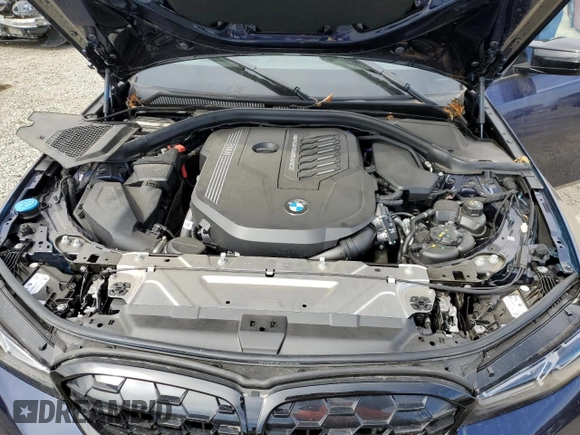 2024 BMW 3 Series M340i with VIN 3MW49FS08R8D87680, listed as a Copart auction lot 48081595 with 6,001 mi miles and Salvage Title. Bid and sale history available at carsss.com. Image 11.