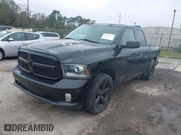 2014 Ram 1500 Express z VIN 1C6RR6KT3ES383099, wystawiony jako IAAI lot #41665232 z przebiegiem 139 043 mil mil oraz . Historia ofert i sprzedaży dostępna na DreamBid. Obrazek 2.