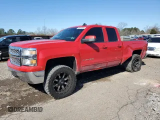 2015 Chevrolet Silverado 1500 LT with VIN 1GCVKREH6FZ266579, listed as a Copart auction lot 48334365 with 142,099 mi miles and Salvage Title. Bid and sale history available at carsss.com. Image 1.