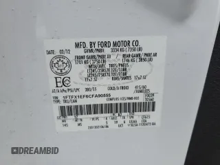 2012 Ford F-150 XL with VIN 1FTFX1EF6CFA90555, listed as a Copart auction lot 50518805 with 240,353 mi miles and Clean Title. Bid and sale history available at carsss.com. Image 12.