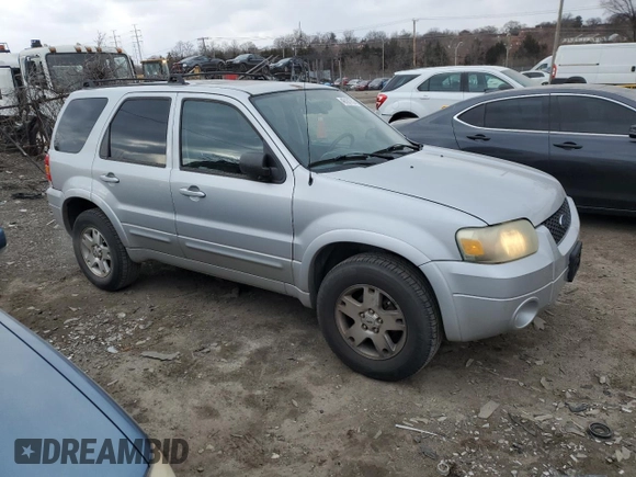 2007 Ford Escape Limited with VIN 1FMCU041X7KA29911, listed as a Copart auction lot 46101755 with 252,539 mi miles and Non repairable. Bid and sale history available at DreamBid. Image 4.