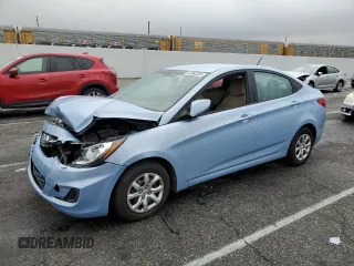 2014 Hyundai Accent GLS with VIN KMHCT4AE0EU661223, listed as a Copart auction lot 50960505 with 104,922 mi miles and Salvage Title. Bid and sale history available at carsss.com. Image 1.