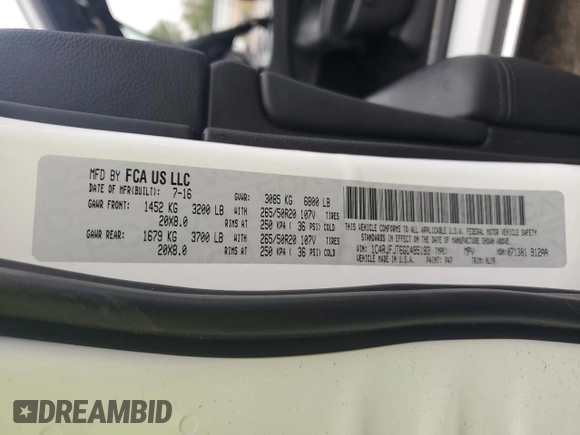 2016 Jeep Grand Cherokee Summit z VIN 1C4RJFJT6GC495183, wystawiony jako Copart lot #57805785 z przebiegiem 118 739 mil mil oraz Czysty tytuł • Clean title. Historia ofert i sprzedaży dostępna na DreamBid. Obrazek 13.