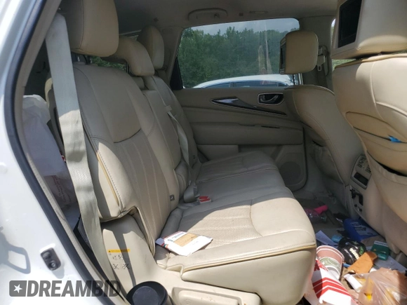 2014 Infiniti QX60 with VIN 5N1AL0MMXEC552292, listed as a Copart auction lot 57250055 with 163,174 mi miles and Salvage title. Bid and sale history available at DreamBid. Image 11.