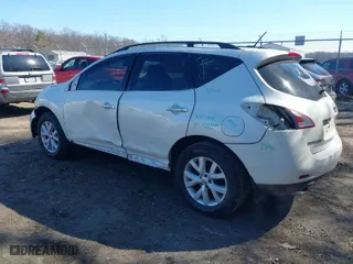 2013 Nissan Murano SL with VIN JN8AZ1MW9DW309830, listed as a IAAI auction lot 41710937 with 119,011 mi miles. Bid and sale history available at carsss.com. Image 3.