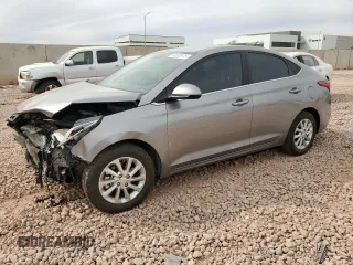 2022 Hyundai Accent SEL with VIN 3KPC24A62NE187628, listed as a Copart auction lot 48083975 with 17,110 mi miles and Salvage Title. Bid and sale history available at carsss.com. Image 1.