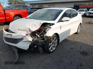 2013 Hyundai Elantra Limited with VIN 5NPDH4AEXDH243125, listed as a IAAI auction lot 41402347 with 118,930 mi miles and . Bid and sale history available at DreamBid. Image 2.