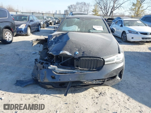 2021 BMW 5 Series 530i xDrive with VIN WBA13BJ06MCF66402, listed as a IAAI auction lot 41760543 with 93,002 mi miles and . Bid and sale history available at carsss.com. Image 12.