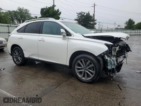 2010 Lexus RX 450h with VIN JTJBC1BA0A2400901, listed as a Copart auction lot 58485755 with 209,648 mi miles and Salvage title. Bid and sale history available at DreamBid. Image 4.