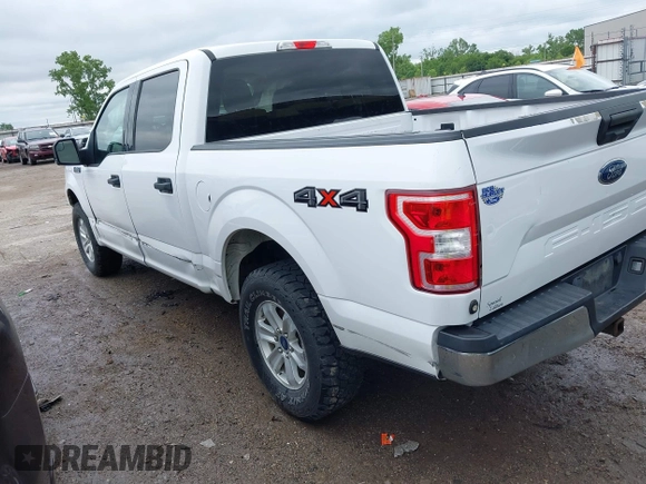 2018 Ford F-150 XL with VIN 1FTEW1E59JKD10992, listed as a IAAI auction lot 42362936 with 225,967 mi miles and . Bid and sale history available at DreamBid. Image 3.