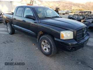 2006 Dodge Dakota SLT with VIN 1D7HE48N16S603974, listed as a Copart auction lot 81836154 with 234,299 mi miles and Salvage Title. Bid and sale history available at DreamBid. Image 4.