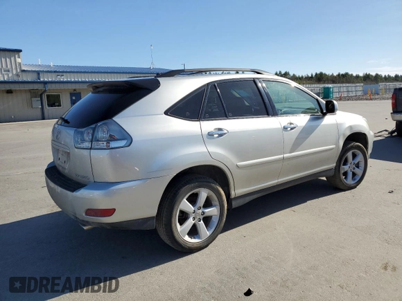 2008 Lexus RX 350 with VIN JTJGK31U989850645, listed as a Copart auction lot 54941345 with 153,655 mi miles and Clean Title. Bid and sale history available at DreamBid. Image 3.