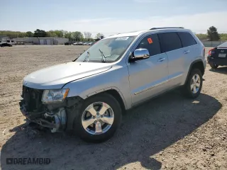 2011 Jeep Grand Cherokee Limited with VIN 1J4RR5GG7BC672548, listed as a Copart auction lot 51522505 with 153,022 mi miles and Clean Title. Bid and sale history available at carsss.com. Image 1.