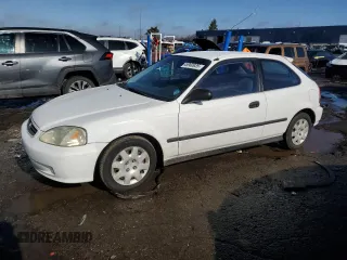 2000 Honda Civic DX z VIN 2HGEJ644XYH112297, wystawiony jako Copart lot #45960935 z przebiegiem 91 235 mil mil oraz Czysty tytuł • Clean title. Historia ofert i sprzedaży dostępna na DreamBid. Obrazek 1.