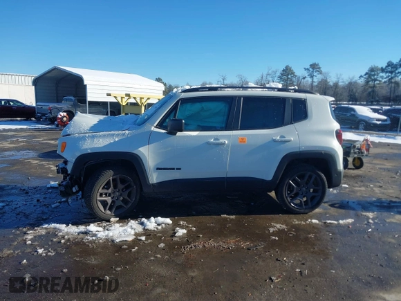 2021 Jeep Renegade Latitude with VIN ZACNJDB19MPN29234, listed as a IAAI auction lot 41238806 with 52,745 mi miles. Bid and sale history available at carsss.com. Image 14.
