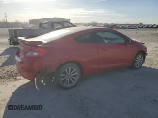 2012 Honda Civic Cpe EX with VIN 2HGFG3B88CH549280, listed as a Copart auction lot 48884105 with 126,324 mi miles and Salvage Title. Bid and sale history available at carsss.com. Image 3.