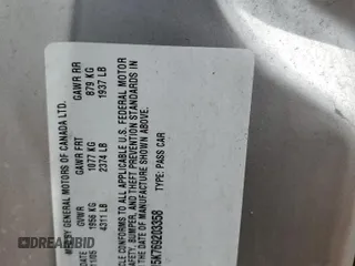 2006 Chevrolet Monte Carlo LT 3.5L z VIN 2G1WM15K769203358, wystawiony jako Copart lot #55219345 z przebiegiem 181 896 mil mil oraz Szkoda całkowita • Salvage title. Historia ofert i sprzedaży dostępna na DreamBid. Obrazek 12.