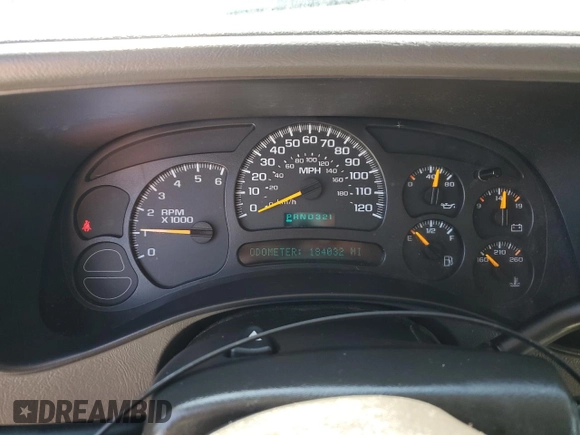 2005 GMC Yukon XL SLT with VIN 3GKEC16Z25G207232, listed as a Copart auction lot 45789745 with 184,032 mi miles and Salvage Title. Bid and sale history available at carsss.com. Image 9.