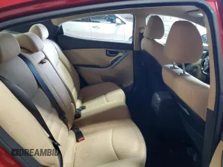 2013 Hyundai Elantra GLS z VIN KMHDH4AE0DU864391, wystawiony jako Copart lot #46890505 z przebiegiem 87 186 mil mil oraz Czysty tytuł • Clean title. Historia ofert i sprzedaży dostępna na DreamBid. Obrazek 10.
