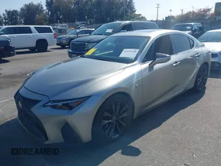 2021 Lexus IS with VIN JTHGZ1B21M5044458, listed as a IAAI auction lot 42141348 with 30,087 mi miles. Bid and sale history available at carsss.com. Image 17.
