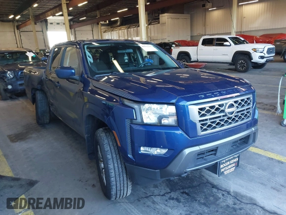 2022 Nissan Frontier SV with VIN 1N6ED1EK6NN652722, listed as a IAAI auction lot 40992237 with 47,145 mi miles and . Bid and sale history available at DreamBid. Image 1.