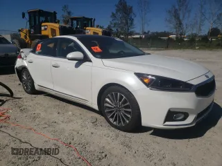 2017 Kia Cadenza Premium with VIN KNALC4J14H5068025, listed as a Copart auction lot 74619454 with 108,351 mi miles and Salvage Title. Bid and sale history available at carsss.com. Image 4.