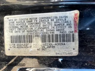 1995 Lexus SC 400 z VIN JT8UZ30CXS0041496, wystawiony jako Copart lot #80837114 z przebiegiem 62 010 mil mil oraz Tytuł czysty. Historia ofert i sprzedaży dostępna na DreamBid. Obrazek 10.
