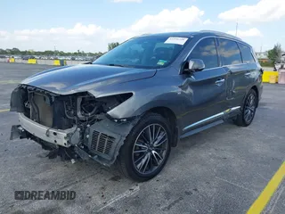 2016 Infiniti QX60 with VIN 5N1AL0MM1GC510760, listed as a IAAI auction lot 41990248 with 60,296 mi miles and . Bid and sale history available at DreamBid. Image 17.