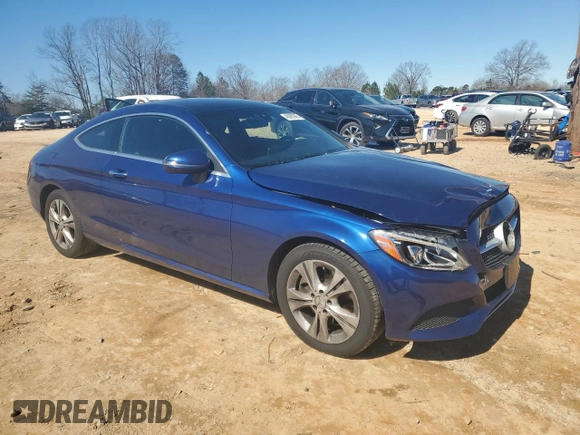 2017 Mercedes-Benz C 300 with VIN WDDWJ4JB4HF337414, listed as a Copart auction lot 45985695 with 114,082 mi miles and Salvage Title. Bid and sale history available at carsss.com. Image 4.