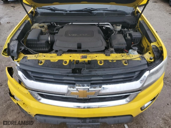 2015 Chevrolet Colorado 4WD LT with VIN 1GCGTBE39F1261599, listed as a Copart auction lot 46902795 with 104,186 mi miles and Salvage Title. Bid and sale history available at carsss.com. Image 11.