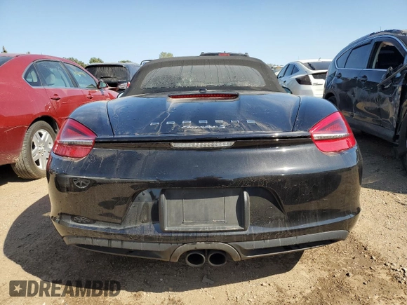 2013 Porsche Boxster S with VIN WP0CB2A8XDS133480, listed as a Copart auction lot 70601174 with 45,638 mi miles and Salvage Title. Bid and sale history available at carsss.com. Image 6.