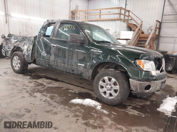 2014 Ford F-150 XL with VIN 1FTFX1ET8EKE32412, listed as a IAAI auction lot 41557331 with 128,744 mi miles. Bid and sale history available at carsss.com. Image 1.
