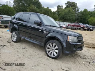 2012 Land Rover Range Rover Sport SC with VIN SALSH2E48CA741609, listed as a Copart auction lot 72083344 with 132,278 mi miles and Salvage title. Bid and sale history available at DreamBid. Image 4.