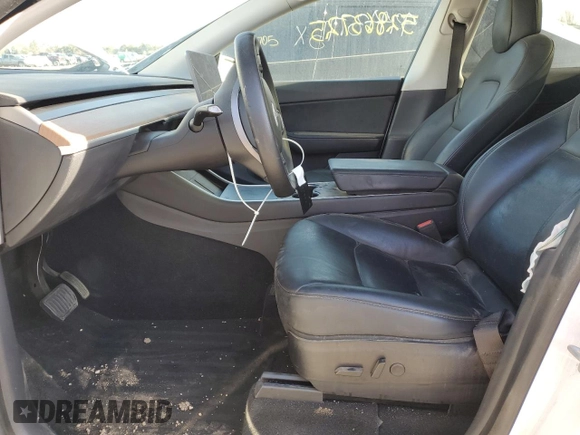 2020 Tesla Model Y Long Range with VIN 5YJYGDEE8LF008346, listed as a Copart auction lot 52863725 with 60,378 mi miles and Salvage Title. Bid and sale history available at DreamBid. Image 7.