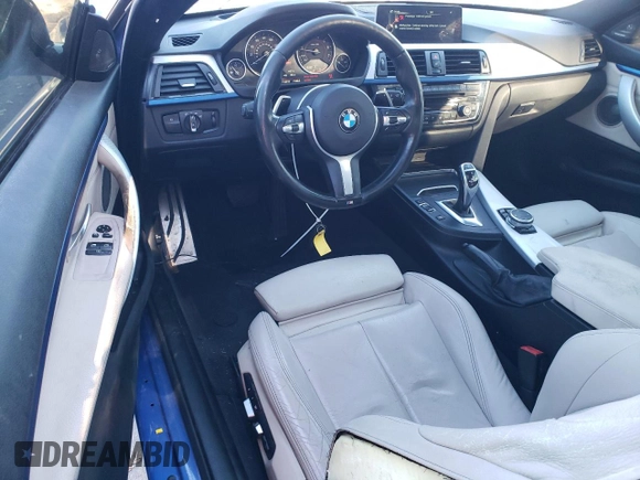 2016 BMW 4 Series 435i with VIN WBA3R1C58GK530177, listed as a Copart auction lot 82661314 with 114,616 mi miles and Salvage title. Bid and sale history available at DreamBid. Image 8.