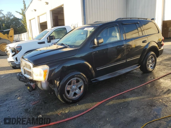2004 Dodge Durango Limited with VIN 1D8HB58D34F233635, listed as a Copart auction lot 75986124 with 268,057 mi miles and Salvage title. Bid and sale history available at DreamBid. Image 1.