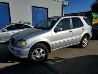 2002 Mercedes-Benz M-Class with VIN 4JGAB54E62A338903, listed as a Copart auction lot 83446494 with 63,255 mi miles and Clean Title. Bid and sale history available at carsss.com. Image 1.