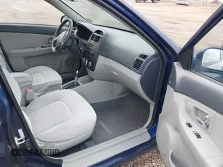 2008 Kia Spectra SX with VIN KNAFE121485518129, listed as a IAAI auction lot 42038466 with 136,642 mi miles. Bid and sale history available at carsss.com. Image 5.
