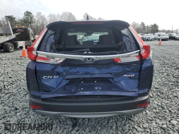 2018 Honda CR-V EX with VIN 2HKRW2H53JH603109, listed as a Copart auction lot 49670135 with 52,062 mi miles and Salvage Title. Bid and sale history available at carsss.com. Image 6.