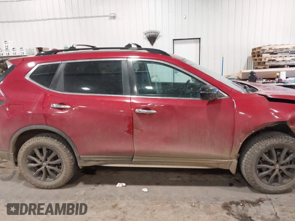 2017 Nissan Rogue SL with VIN 5N1AT2MV1HC828349, listed as a IAAI auction lot 41607853 with 155,061 mi miles. Bid and sale history available at carsss.com. Image 13.