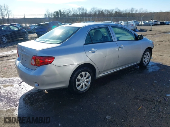 2009 Toyota Corolla with VIN 2T1BU40E49C155993, listed as a IAAI auction lot 41588637 with 183,548 mi miles. Bid and sale history available at carsss.com. Image 4.