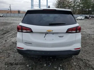 2024 Chevrolet Equinox LS with VIN 3GNAXHEG7RL323456, listed as a Copart auction lot 49086095 with 8,591 mi miles and Salvage title. Bid and sale history available at DreamBid. Image 6.