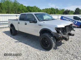 2011 Ford F-150 XL with VIN 1FTFW1EF0BFA01127, listed as a Copart auction lot 53800575 with 296,922 mi miles and Salvage Title. Bid and sale history available at carsss.com. Image 4.