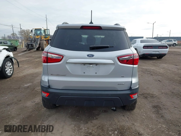 2018 Ford EcoSport SE with VIN MAJ6P1UL8JC190197, listed as a IAAI auction lot 40958854 with 17,584 mi miles. Bid and sale history available at carsss.com. Image 16.